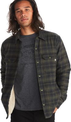 Ridgefield Heavyweight Sherpa-Lined Flannel Jacket - Men's|-|Manteau en flanelle épaisse doublée de sherpa Ridgefield - Homme sold by The Last Hunt