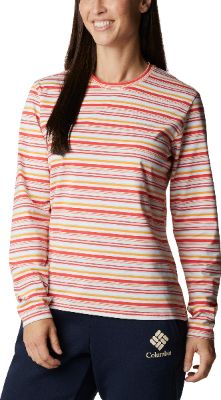 Sun Trek Pattern Long Sleeve T-Shirt - Women's|-|T-shirt à manches longues motif Sun Trek - Femme sold by The Last Hunt