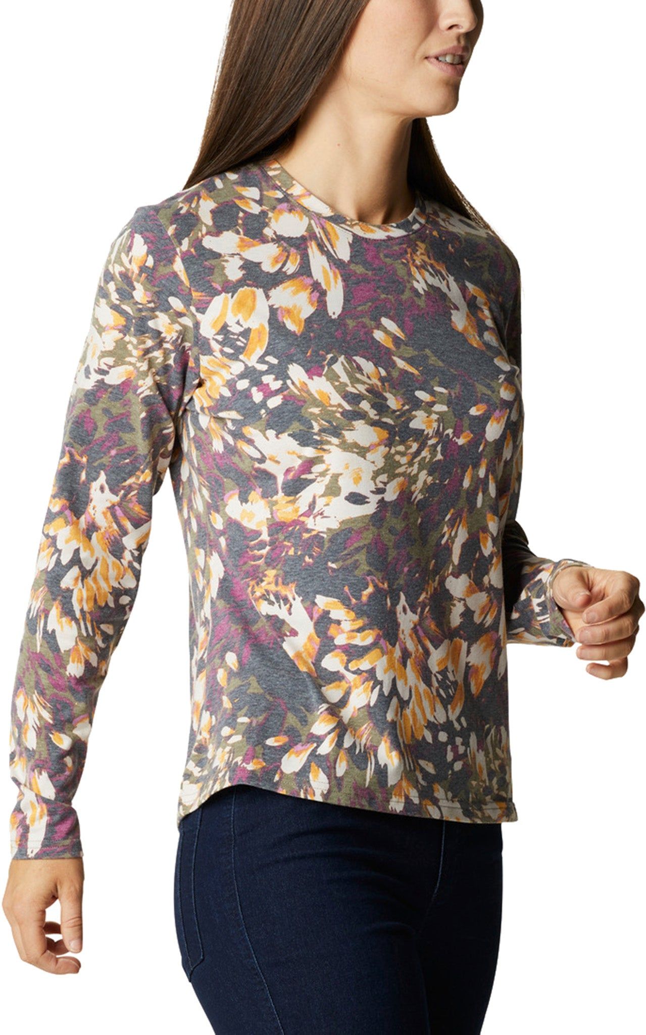 Sun Trek Pattern Long Sleeve T-Shirt - Women's|-|T-shirt à manches longues motif Sun Trek - Femme sold by The Last Hunt product image thumbnail 5