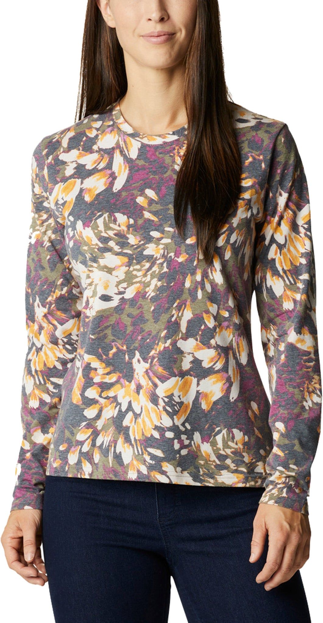 Sun Trek Pattern Long Sleeve T-Shirt - Women's|-|T-shirt à manches longues motif Sun Trek - Femme sold by The Last Hunt product image thumbnail 4