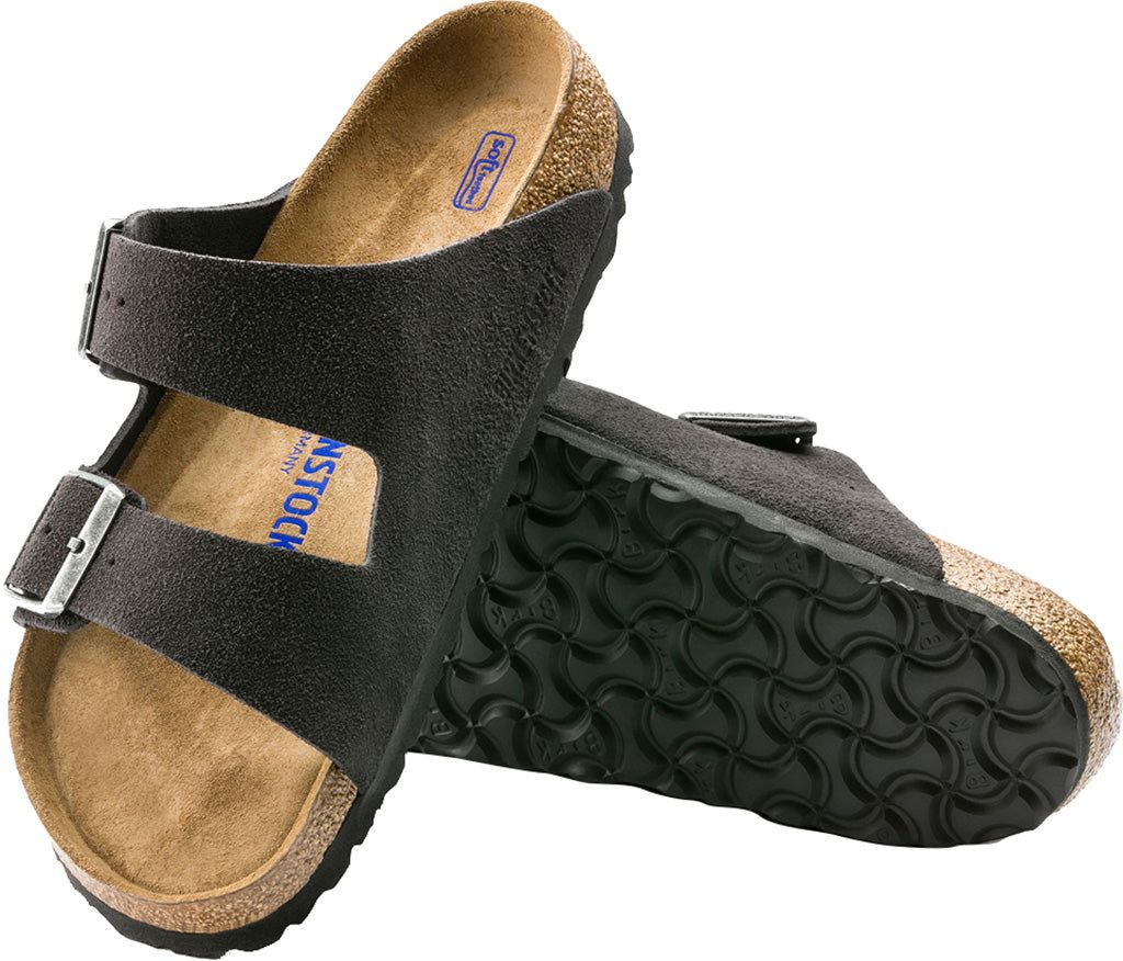 Arizona Soft Footbed Suede Leather Sandals - Unisex|-|Sandales Arizona Lit de pied souple - Unisexe sold by The Last Hunt product image thumbnail 2