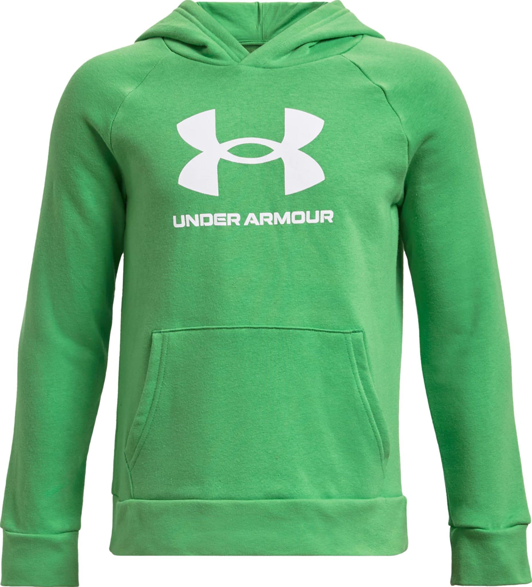 UA Rival Fleece Big Logo Hoodie - Boy|-|Chandail à capuchon UA Rival Fleece Big Logo - Garçon sold by The Last Hunt