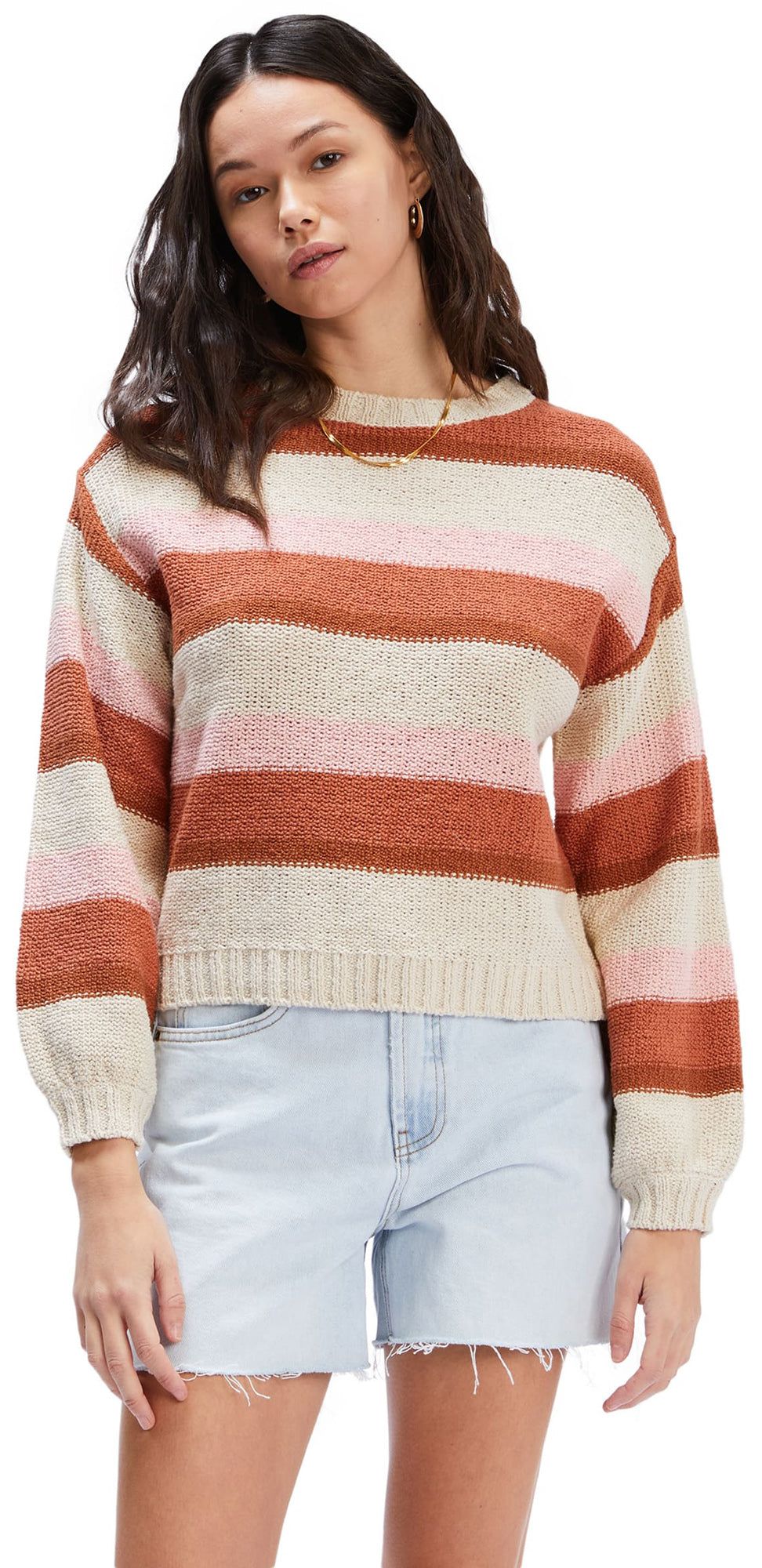 Seeing Double Crop Crewneck Sweater - Women's|-|Seeing Chandail à col rond double court - Femme sold by The Last Hunt