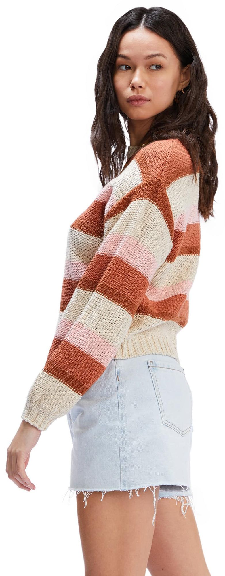 Seeing Double Crop Crewneck Sweater - Women's|-|Seeing Chandail à col rond double court - Femme sold by The Last Hunt product image thumbnail 4