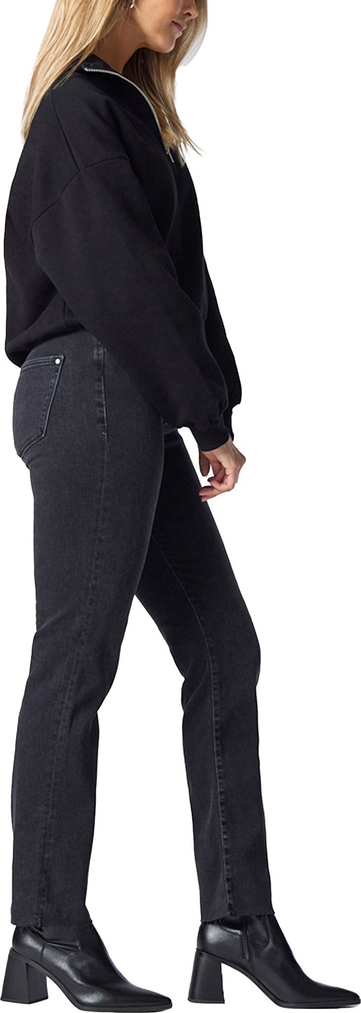 Paris Slim Straight Jeans - Women's|-|Jean droit coupe étroite Paris - Femme sold by The Last Hunt product image thumbnail 4
