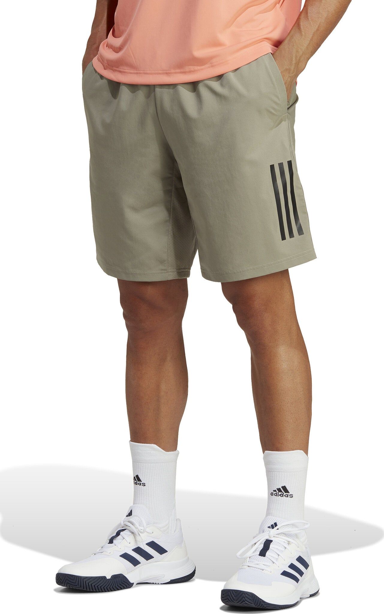 Club 3-Stripes Tennis Shorts - Men's|-|Short de tennis Club 3-Stripes - Homme sold by The Last Hunt product image thumbnail 2