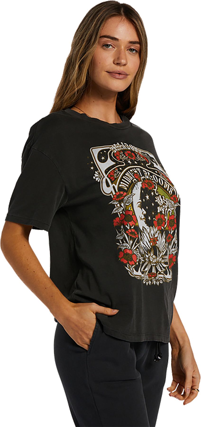 Midnight Blooms Tee - Women's|-|T-shirt Midnight Blooms - Femme sold by The Last Hunt product image thumbnail 2