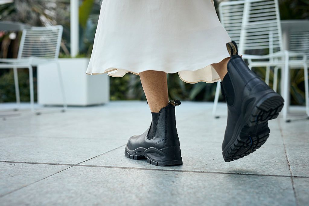 2240 - Lug Sole Black Boots - Unisex|-|2240 - Botte Semelle crantée noir - Unisexe sold by The Last Hunt product image thumbnail 5