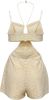 Knitted Lace Romper - Women's|-|Combishort en dentelle tricotée - Femme sold by The Last Hunt