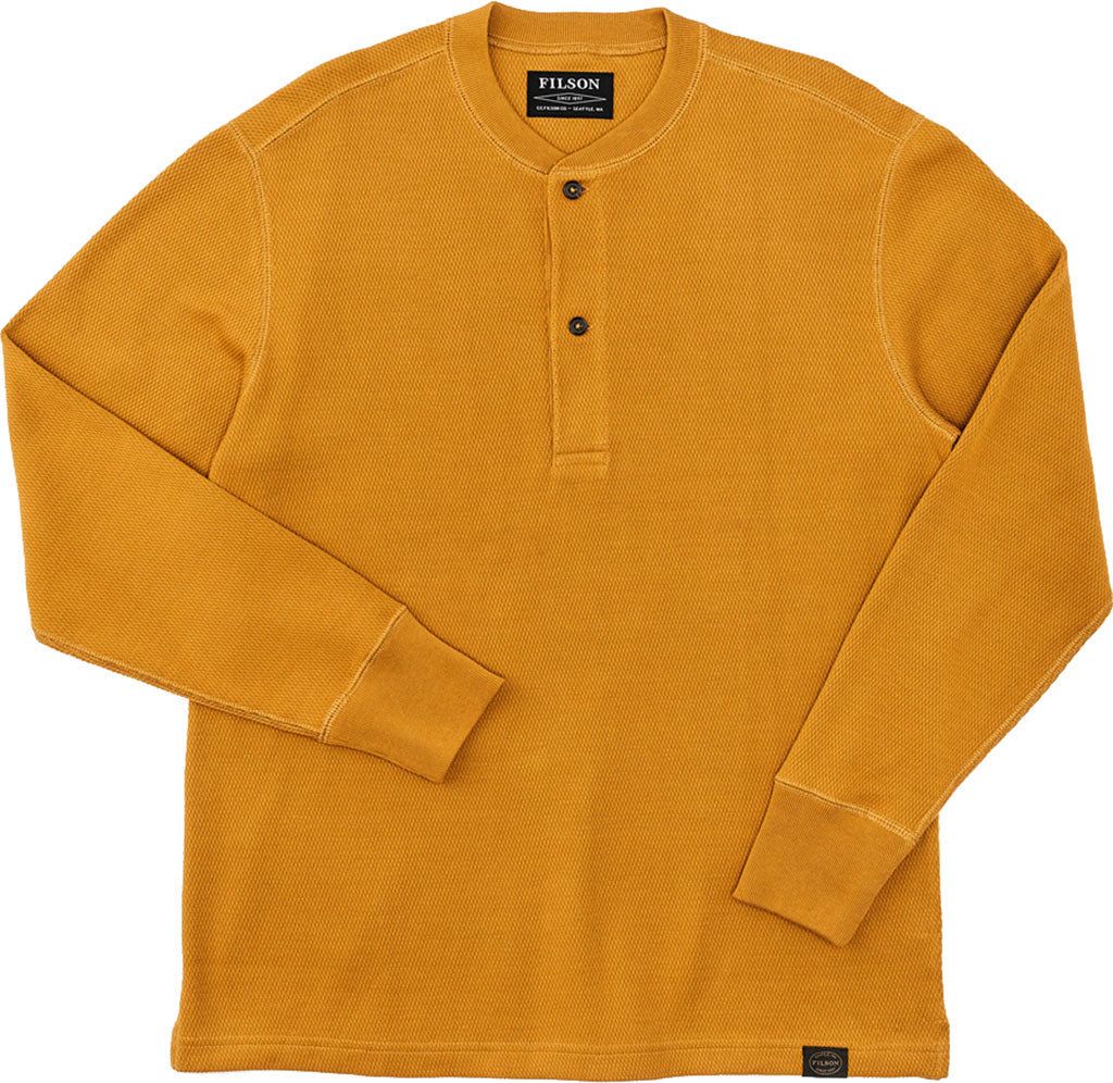 Waffle Knit Henley Shirt - Men's|-|Chandail à col boutonné en tricot gaufré - Homme sold by The Last Hunt