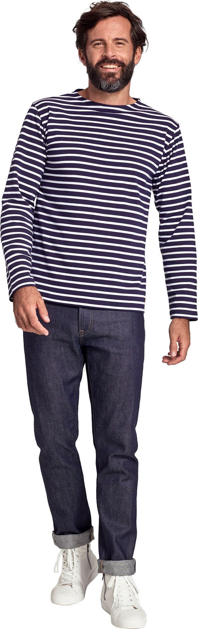 Houat Breton Striped Jersey - Men's|-|Marinière Houat - Homme sold by The Last Hunt product image thumbnail 3
