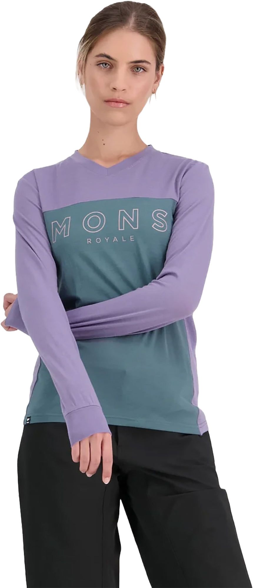 Redwood Enduro V-Neck Long Sleeve T-shirt - Women's|-|T-shirt à manches longues et col en V Redwood Enduro - Femme sold by The Last Hunt product image thumbnail 4