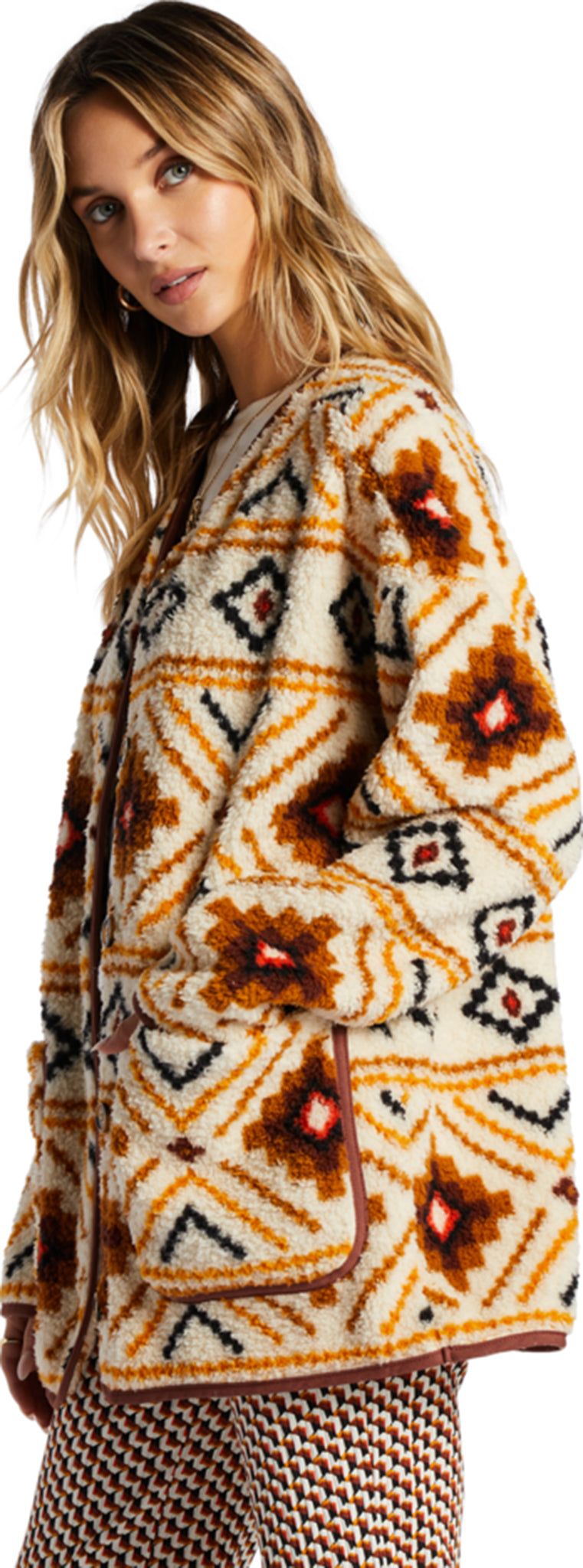 Fireside Cozy Buttoned Fleece Jacket - Women's|-|Manteau polaire boutonnée confortable Fireside - Femme sold by The Last Hunt product image thumbnail 4