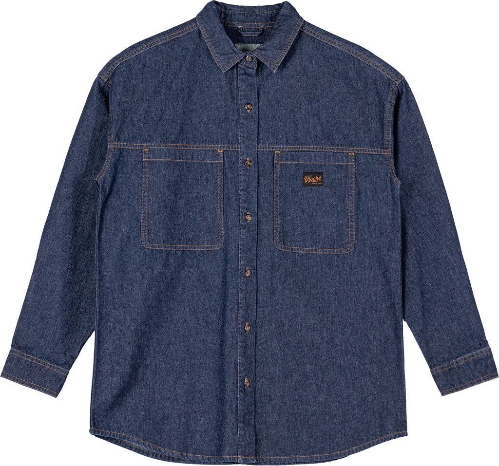 Oversized Denim Shirt - Women's|-|Chemise surdimensionnée en denim - Femme sold by The Last Hunt product image thumbnail 5