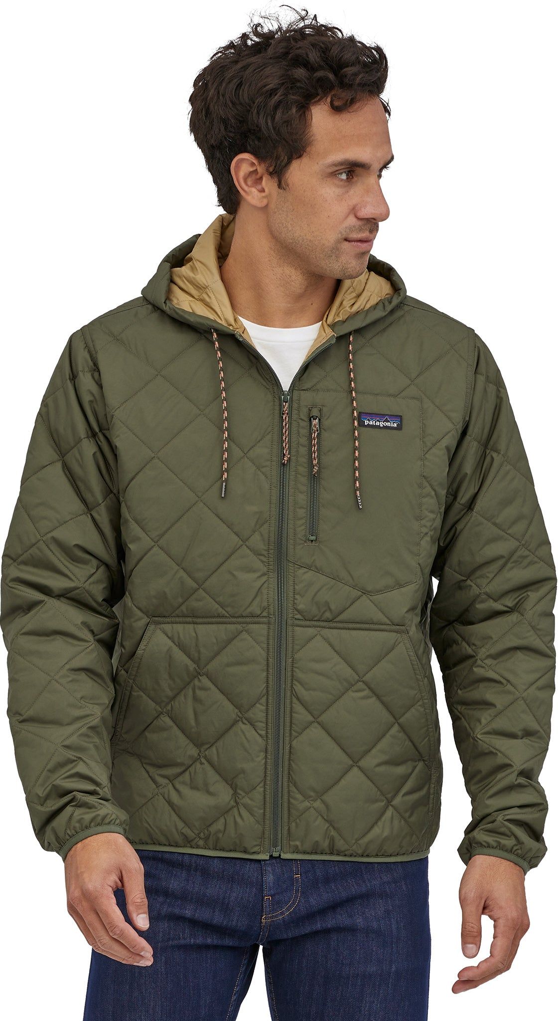 Diamond Quilted Bomber Hoody - Men's|-|Blouson matelassé à capuchon Diamond - Homme sold by The Last Hunt product image thumbnail 5