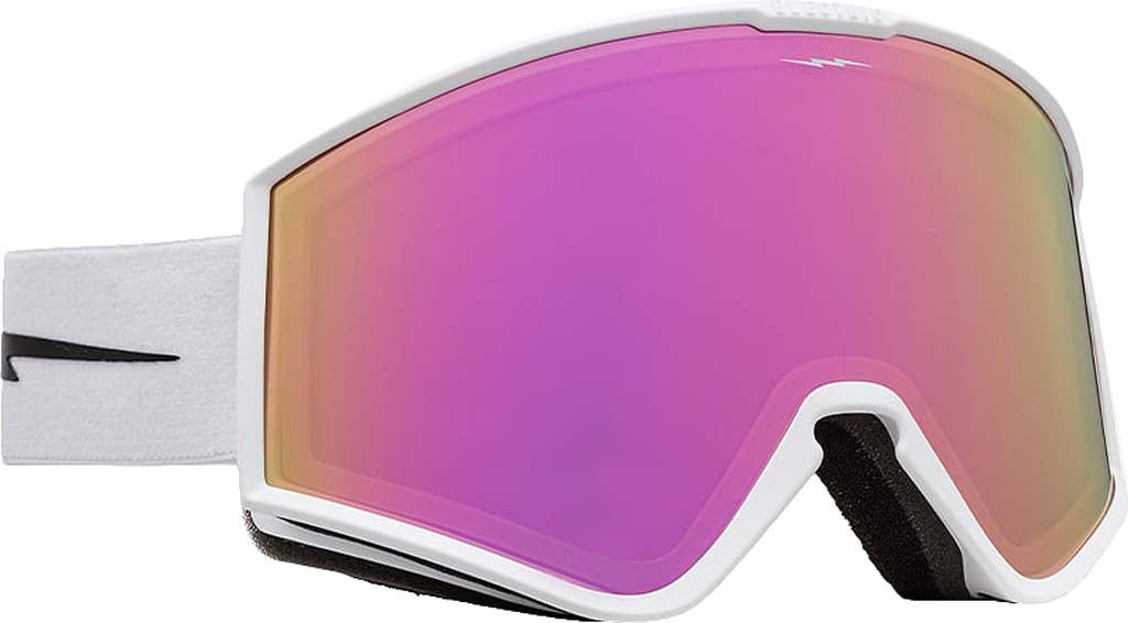 Kleveland Goggles - Matte White - Pink Chrome Lens - Unisex|-|Lunettes de ski Kleveland - Matte White - Lentille Pink Chrome Lens - Unisexe sold by The Last Hunt