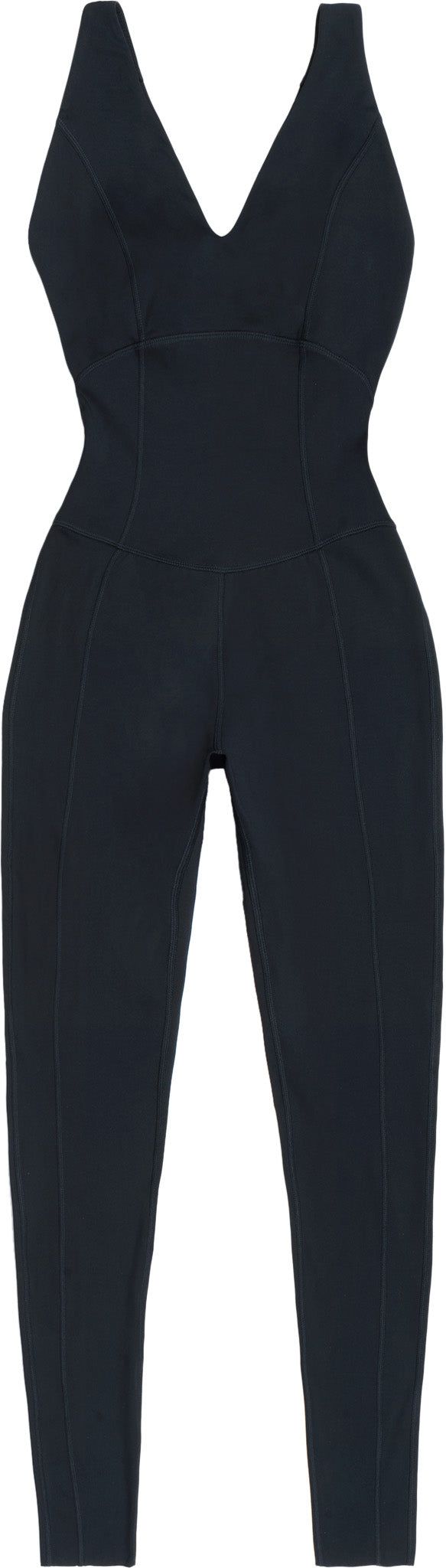 Step Up Criss-Cross Strapped Back V-Neck Yoga Jumpsuit - Women's|-|Combinaison de yoga à col en V et bretelles croisées dans le dos Step Up - Femme sold by The Last Hunt product image thumbnail 2