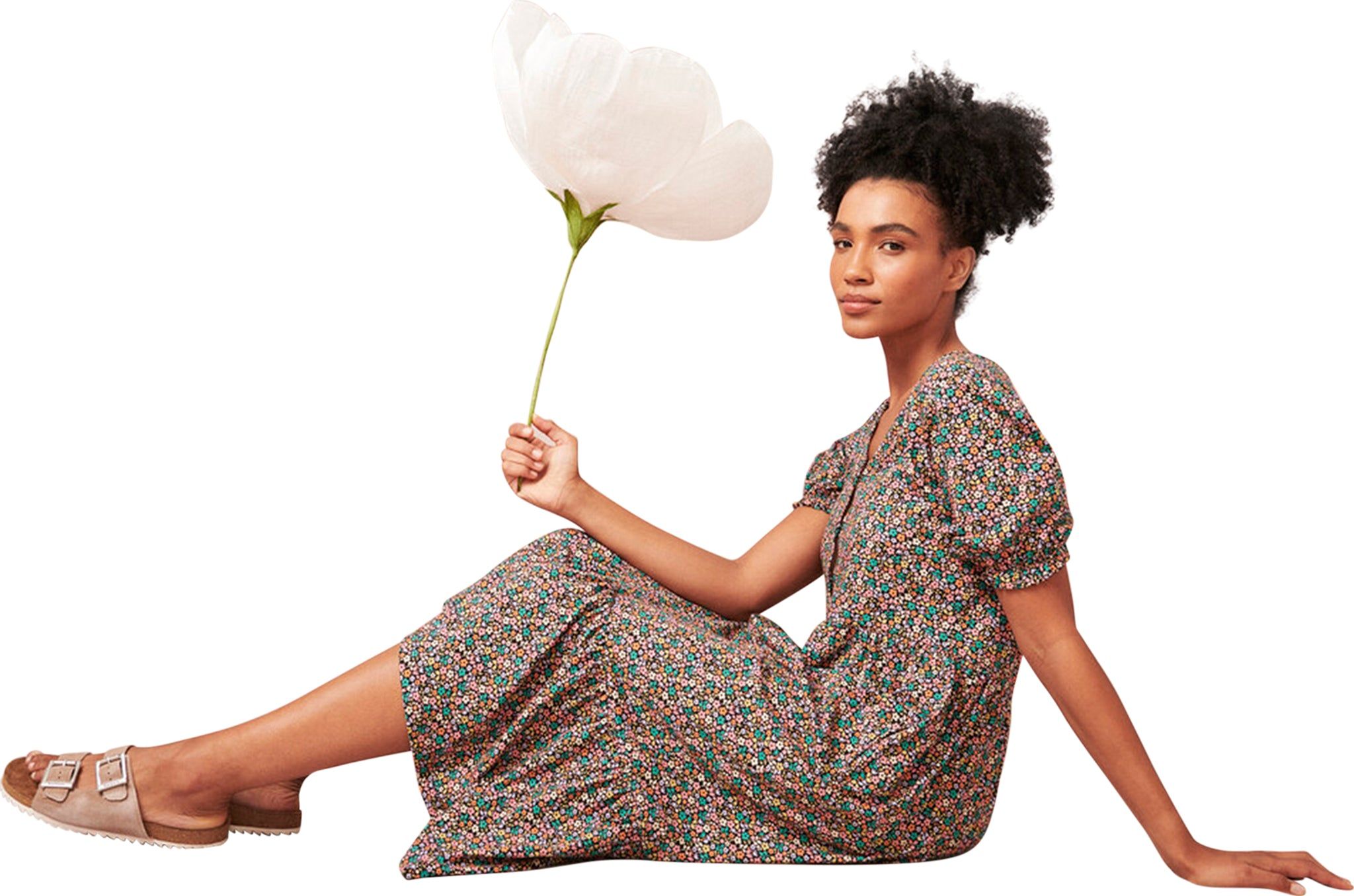 Pansy Midi Dress - Women's|-|Robe mi-longue Pansy - Femme sold by The Last Hunt product image thumbnail 5