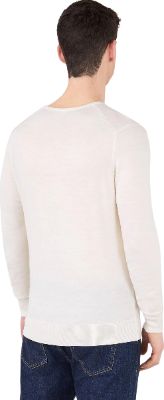 Fine Merino Wool Crewneck Sweater - Men's|-|Pullover en laine mérinos - Homme sold by The Last Hunt