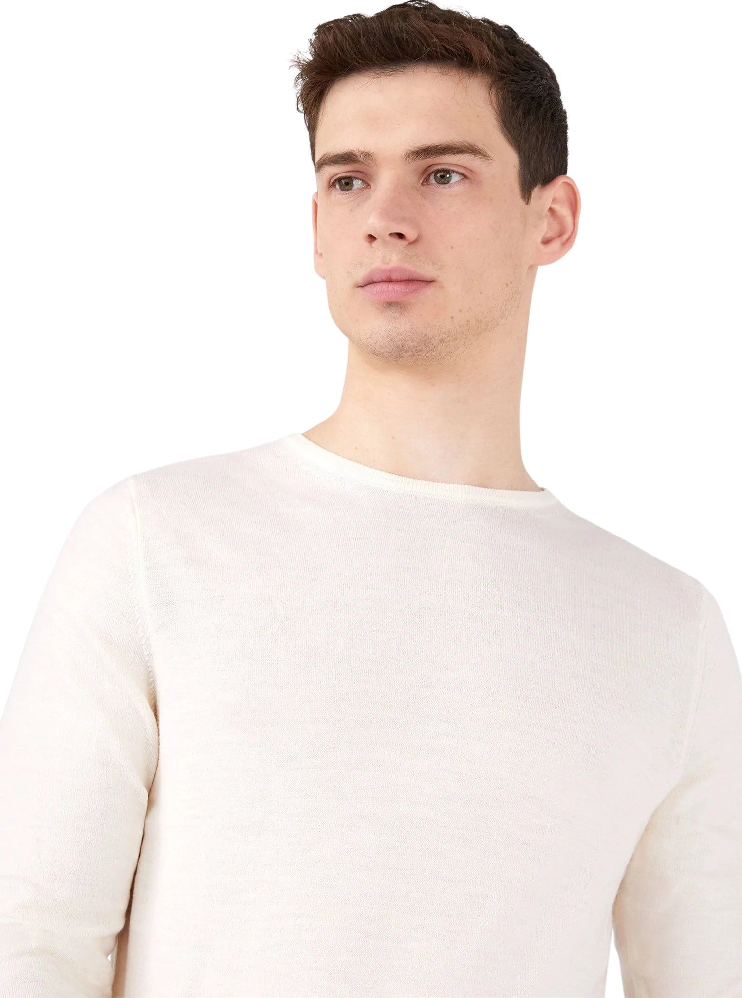 Fine Merino Wool Crewneck Sweater - Men's|-|Pullover en laine mérinos - Homme sold by The Last Hunt product image thumbnail 2