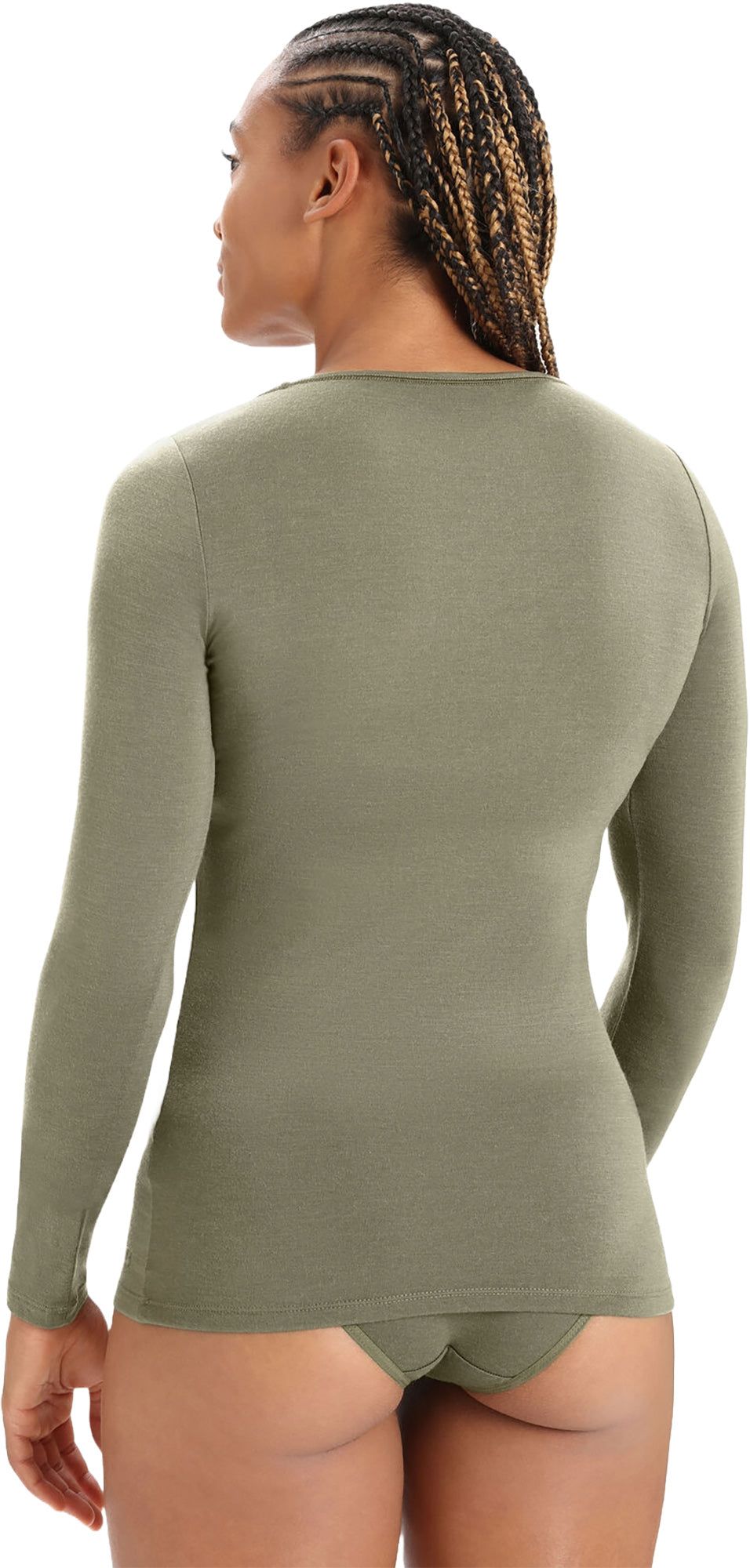 Siren Merino Long Sleeve Sweetheart T-Shirt - Women's|-|Haut à manches longues à encolure ronde Siren Sweetheart - Femme sold by The Last Hunt product image thumbnail 2