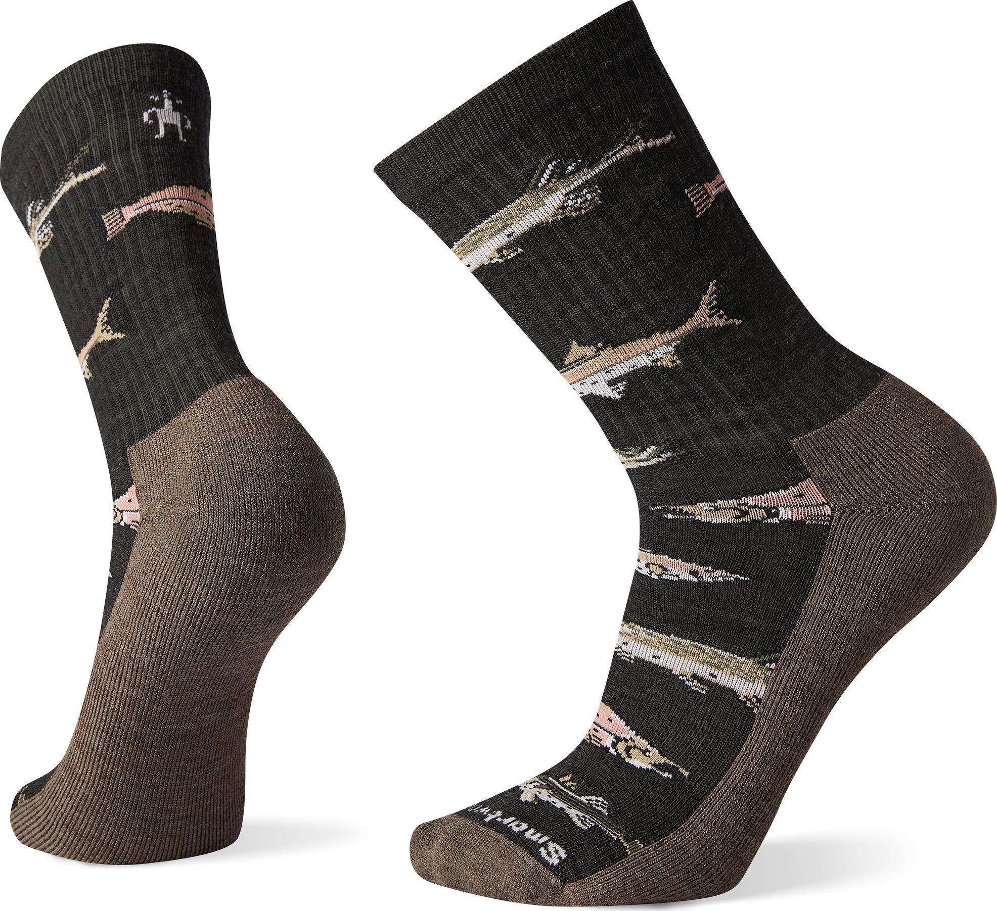 Everyday Fish Pattern Crew Socks - Unisex|-|Chaussettes Everyday Fish Pattern - Unisexe sold by The Last Hunt