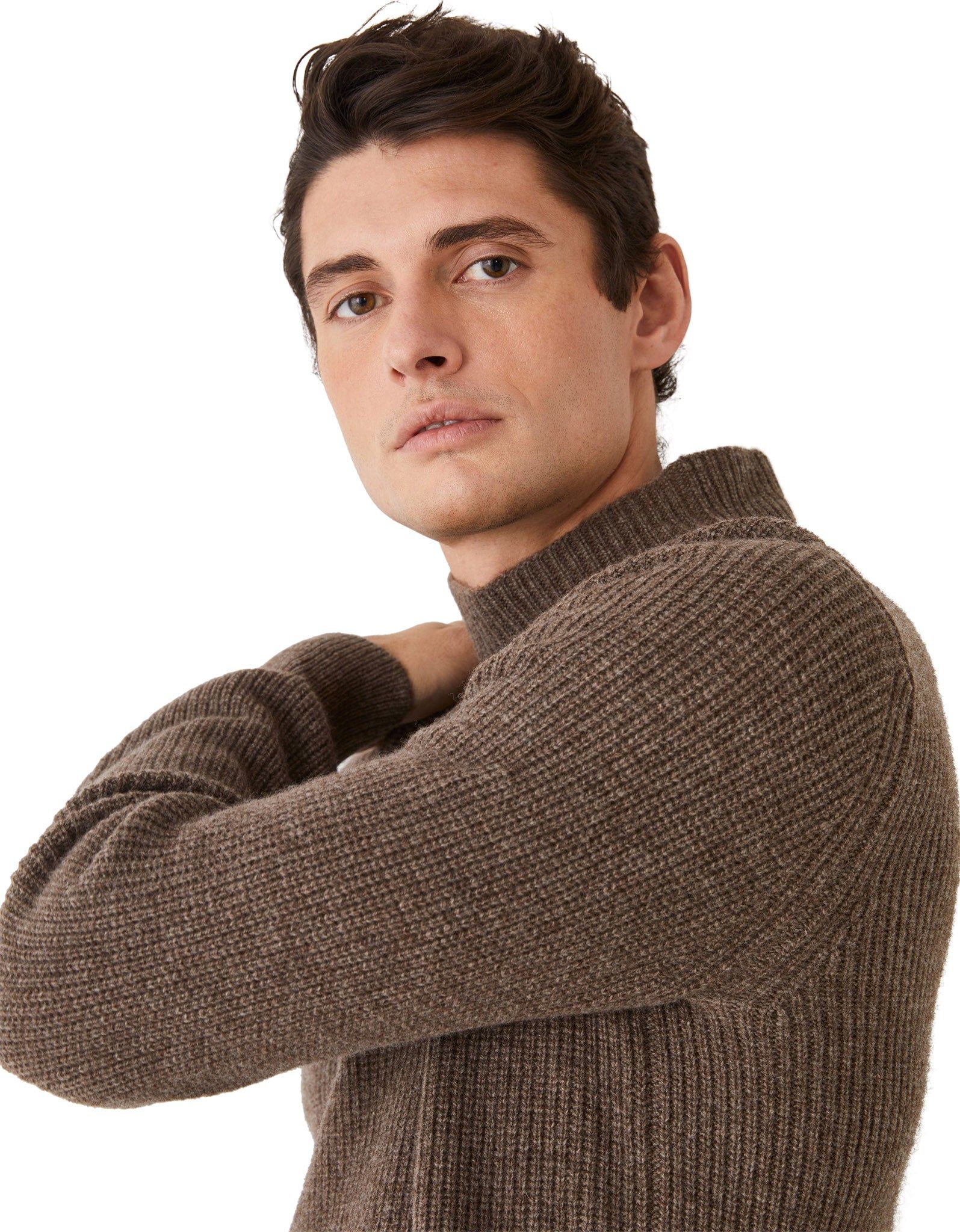 Yak Wool Mockneck Sweater - Men's|-|Chandail à col montant en laine de yak - Homme sold by The Last Hunt product image thumbnail 4