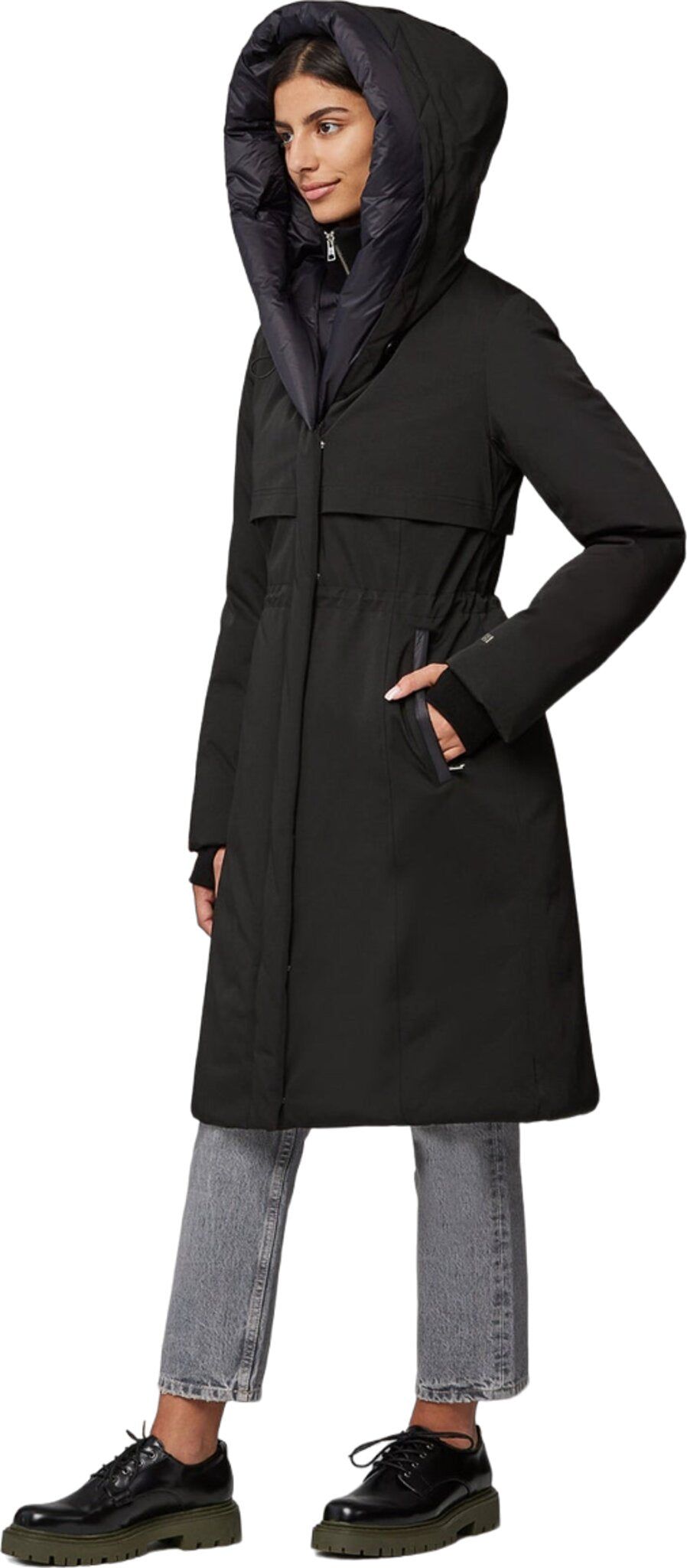 Samara-TD Semi-Fitted Classic Down Coat with Hood - Women's|-|Manteau semi-ajusté en duvet classique avec capuchon Samara-TD - Femme sold by The Last Hunt product image thumbnail 4