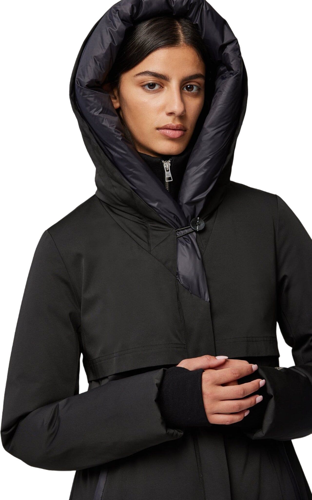 Samara-TD Semi-Fitted Classic Down Coat with Hood - Women's|-|Manteau semi-ajusté en duvet classique avec capuchon Samara-TD - Femme sold by The Last Hunt product image thumbnail 2