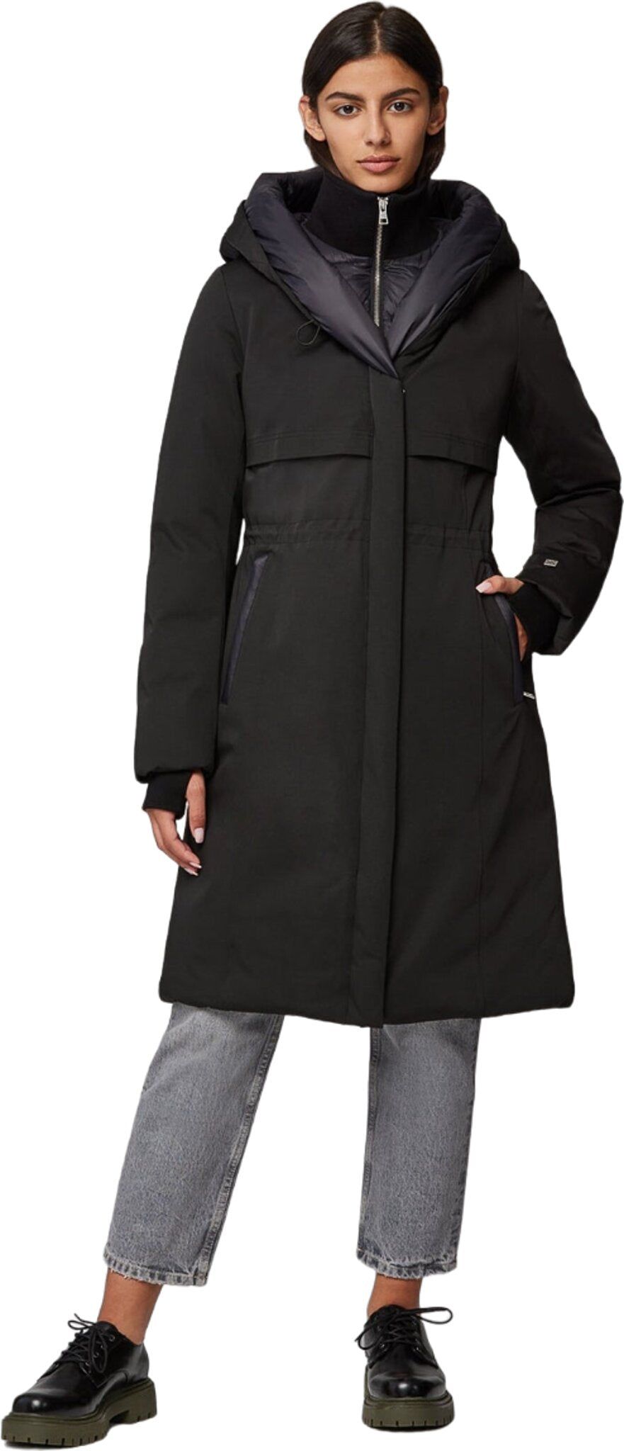 Samara-TD Semi-Fitted Classic Down Coat with Hood - Women's|-|Manteau semi-ajusté en duvet classique avec capuchon Samara-TD - Femme sold by The Last Hunt product image thumbnail 5