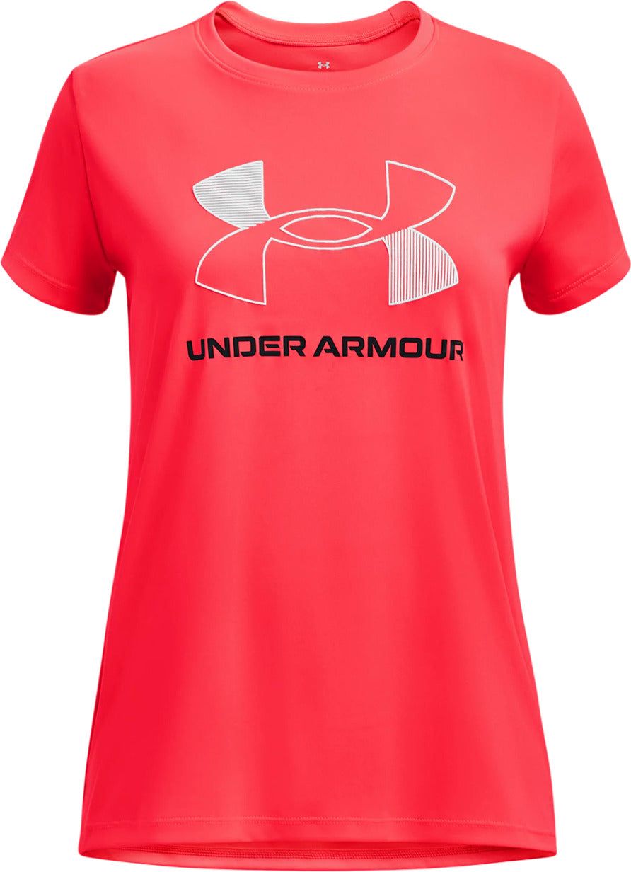 UA Tech Big Logo Short Sleeve Tee - Girl|-|T-shirt avec gros logo UA Tech - Fille sold by The Last Hunt