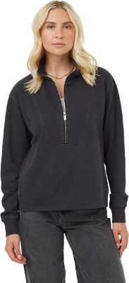 Organic Cotton French Terry Half Zip Pullover - Women's|-|Chandail à demi-glissière en coton biologique French Terry - Femme sold by The Last Hunt
