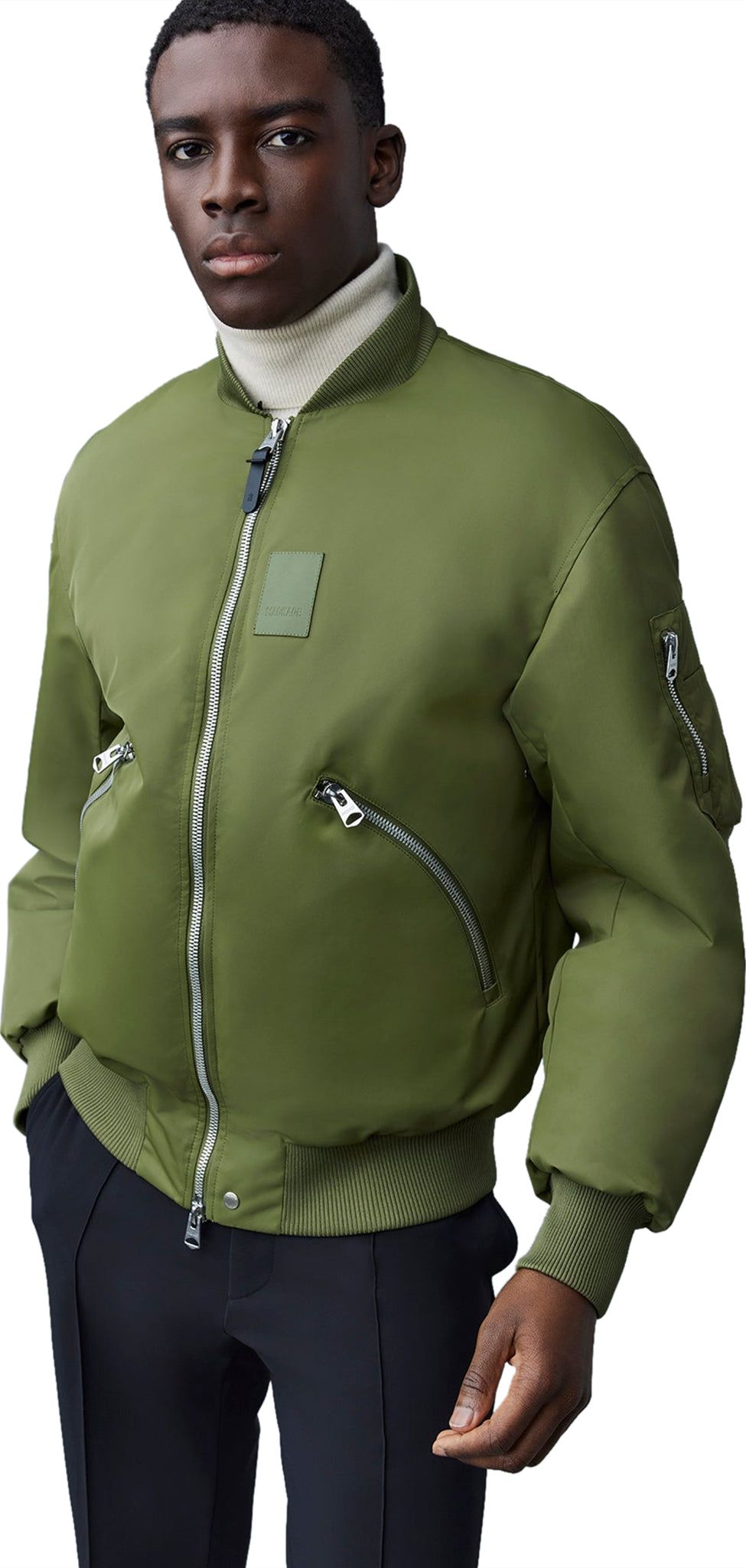 Francis Down Bomber Jacket with Shearling Collar - Men's|-|Blouson aviateur en duvet avec col de rason Francis - Homme sold by The Last Hunt product image thumbnail 3