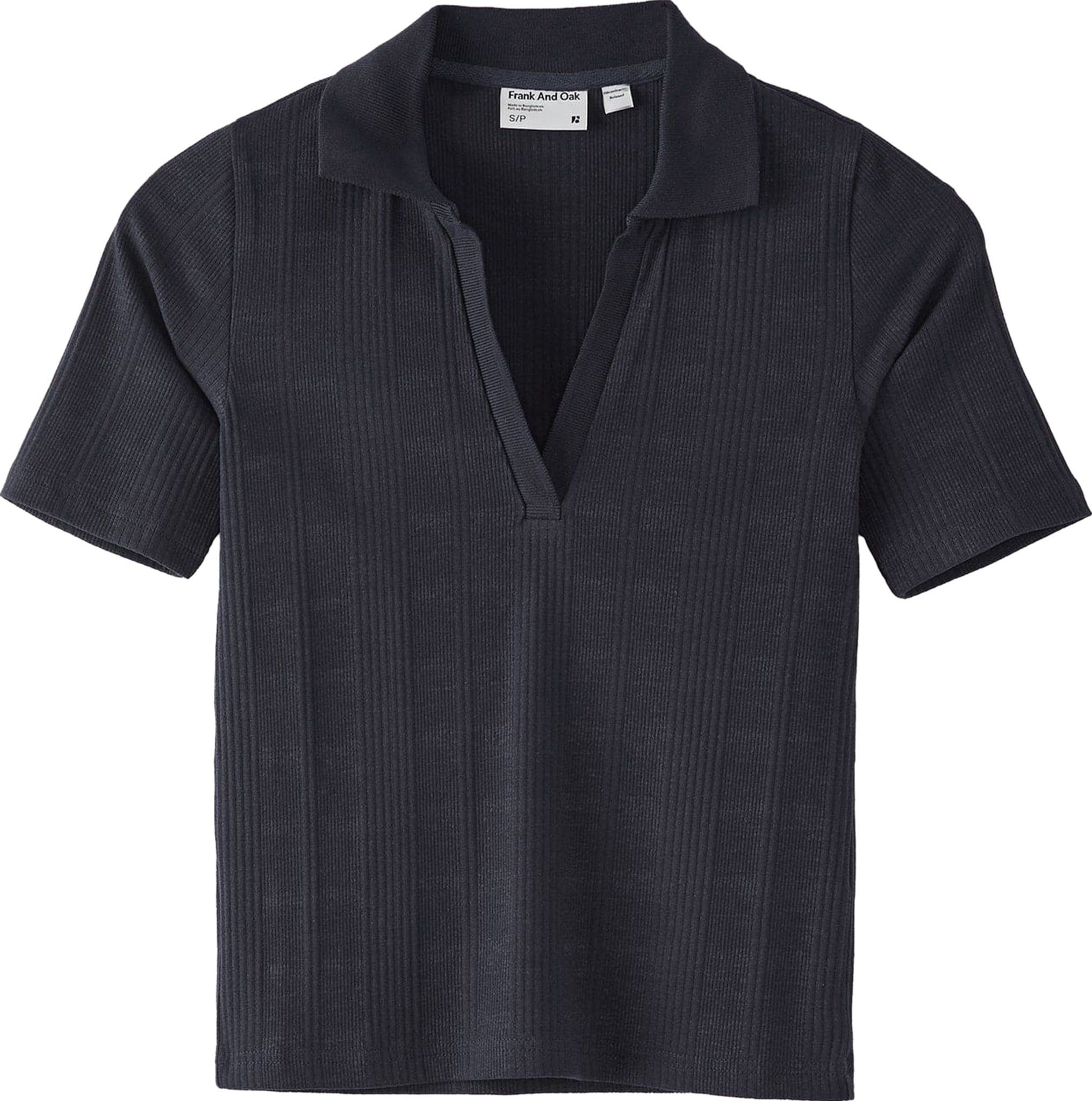 Ribbed Knit Polo - Women's|-|Polo en tricot côtelé - Femme sold by The Last Hunt product image thumbnail 4