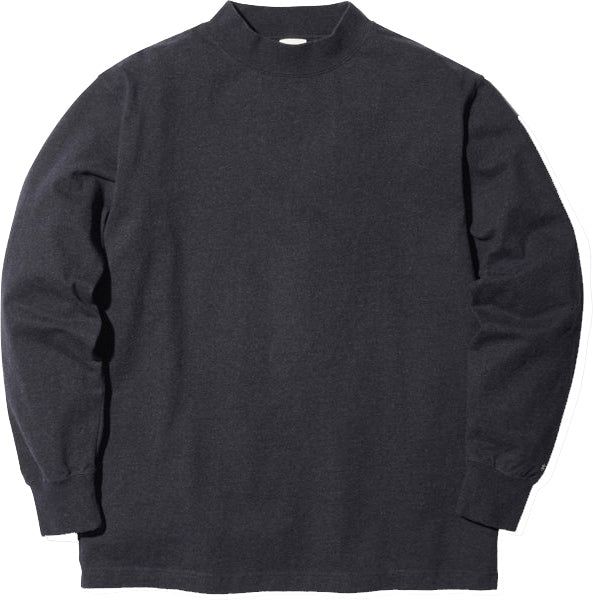 Recycled Cotton Mockneck Long Sleeve T-Shirt - Unisex|-|T-shirt à manches longues en coton recyclé - Unisexe sold by The Last Hunt