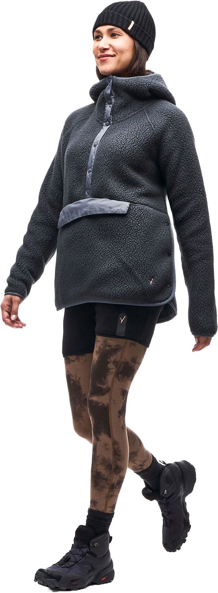 Pecora Button-Down Collar Sherpa Hoodie - Women's|-|Chandail à capuchon sherpa à col boutonné Pecora - Femme sold by The Last Hunt product image thumbnail 2