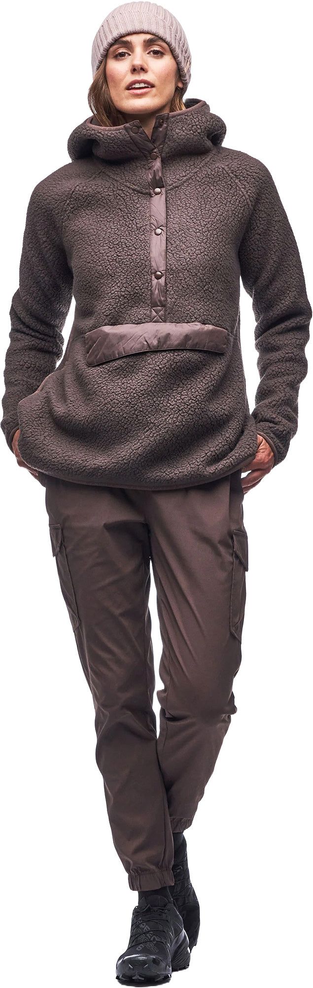 Pecora Button-Down Collar Sherpa Hoodie - Women's|-|Chandail à capuchon sherpa à col boutonné Pecora - Femme sold by The Last Hunt product image thumbnail 4