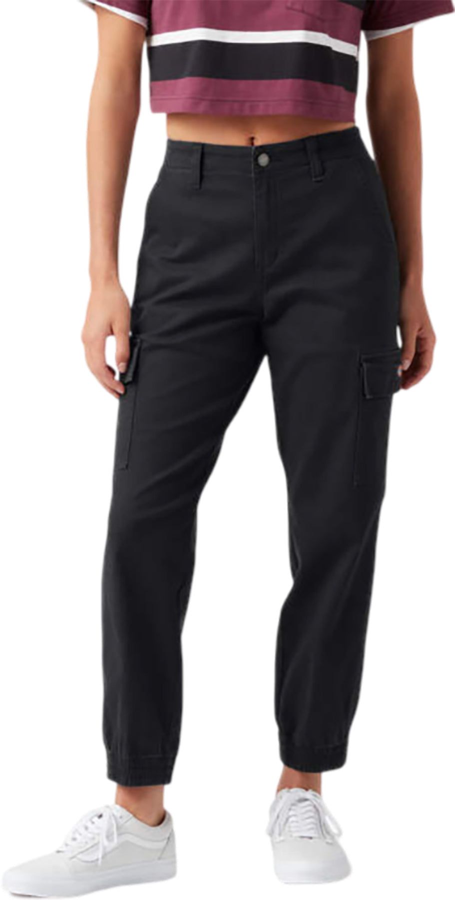 High Rise Fit Cargo Jogger Pants - Women's|-|Pantalon de jogging cargo coupe taille haute - Femme sold by The Last Hunt product image thumbnail 4