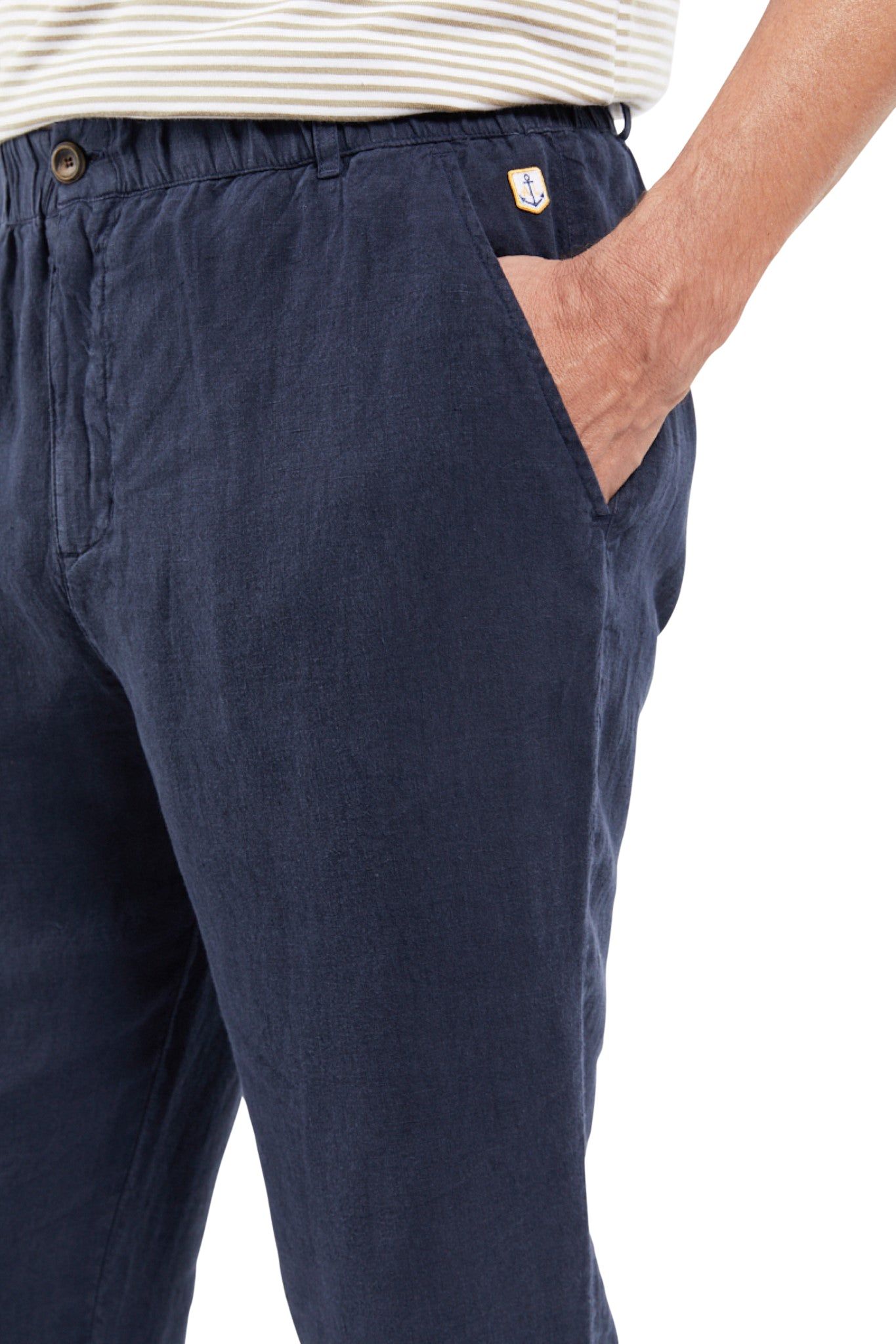 Linen Casual Trousers - Men's|-|Pantalon décontracté en lin - Homme sold by The Last Hunt product image thumbnail 2