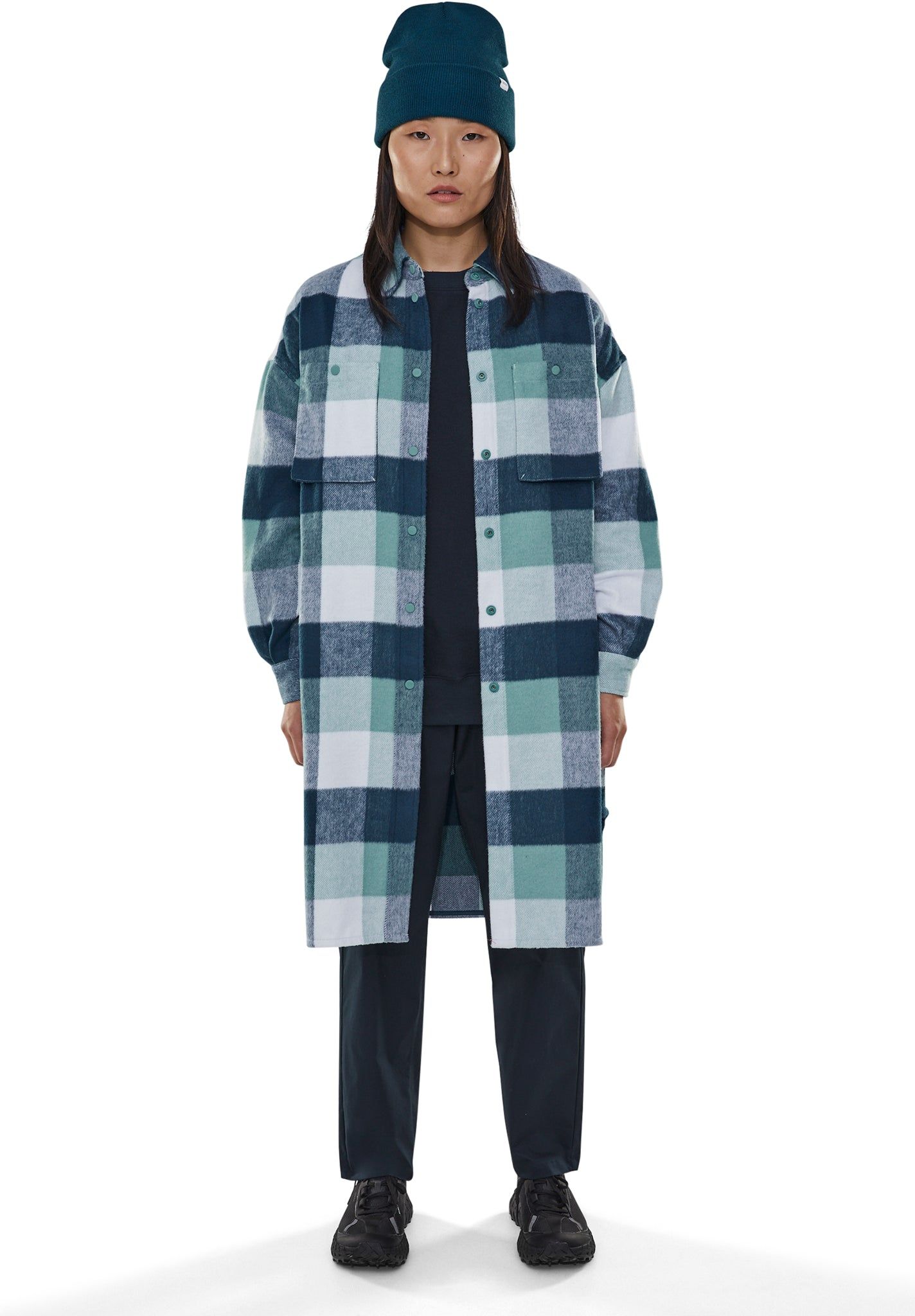 Bellingham Long Plaid Shirt Jacket - Women's|-|Veste-chemise longue Bellingham - Femme sold by The Last Hunt product image thumbnail 4