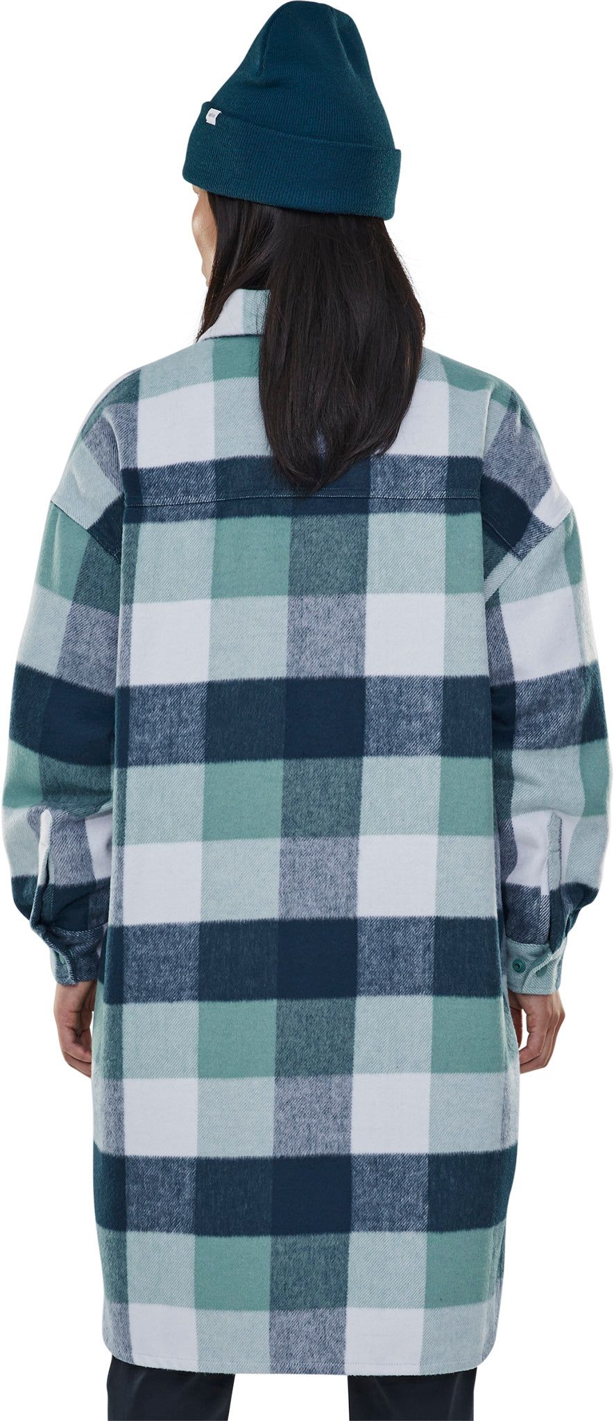 Bellingham Long Plaid Shirt Jacket - Women's|-|Veste-chemise longue Bellingham - Femme sold by The Last Hunt product image thumbnail 2