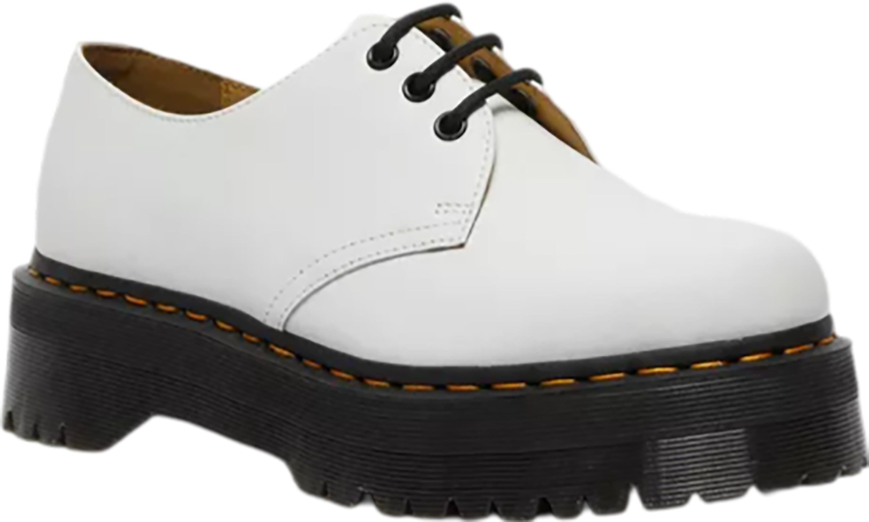 1461 Smooth Leather Platform Shoes - Unisex|-|Chaussures à plateforme en cuir lisse 1461 - Unisexe sold by The Last Hunt