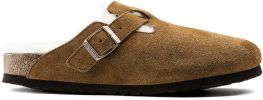 Boston Shearling Suede Leather Mules - Unisex|-|Mules Boston Shearling Suède - Unisexe sold by The Last Hunt