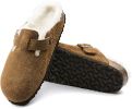 Boston Shearling Suede Leather Mules - Unisex|-|Mules Boston Shearling Suède - Unisexe sold by The Last Hunt