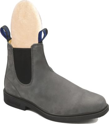 1392 - Winter Dress Rustic Black Boots - Unisex|-|1392 - Botte Hiver Thermique Habillée noir rustique - Unisexe sold by The Last Hunt