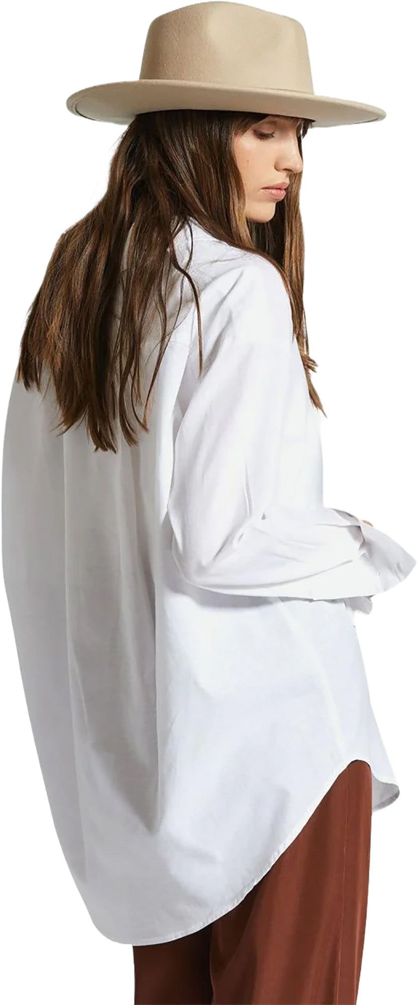 Sidney Oversized Long Sleeve Woven Overshirt - Women's|-|Surchemise tissée surdimensionnée à manches longues Sidney - Femme sold by The Last Hunt product image thumbnail 2