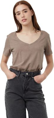 Regenerative Cotton V Neck T Shirt - Women's|-|T-shirt à col en V en coton Regenerative - Femme sold by The Last Hunt