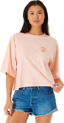 Aloha With Love Heritage Crop Tee - Women's|-|T-shirt court Aloha With Love Heritage - Femme sold by The Last Hunt