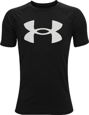 Tech Big Logo Short Sleeve Training T-Shirt - Boys|-|T-shirt d'entraînement à manches courtes Tech Big Logo - Garçon sold by The Last Hunt