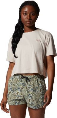 Logo Crop Short Sleeve Tee - Women's|-|T-shirt court à manches courtes avec logo - Femme sold by The Last Hunt